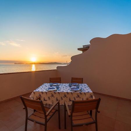 Sea Front Terrace Marco Polo Apartman Alghero Kültér fotó