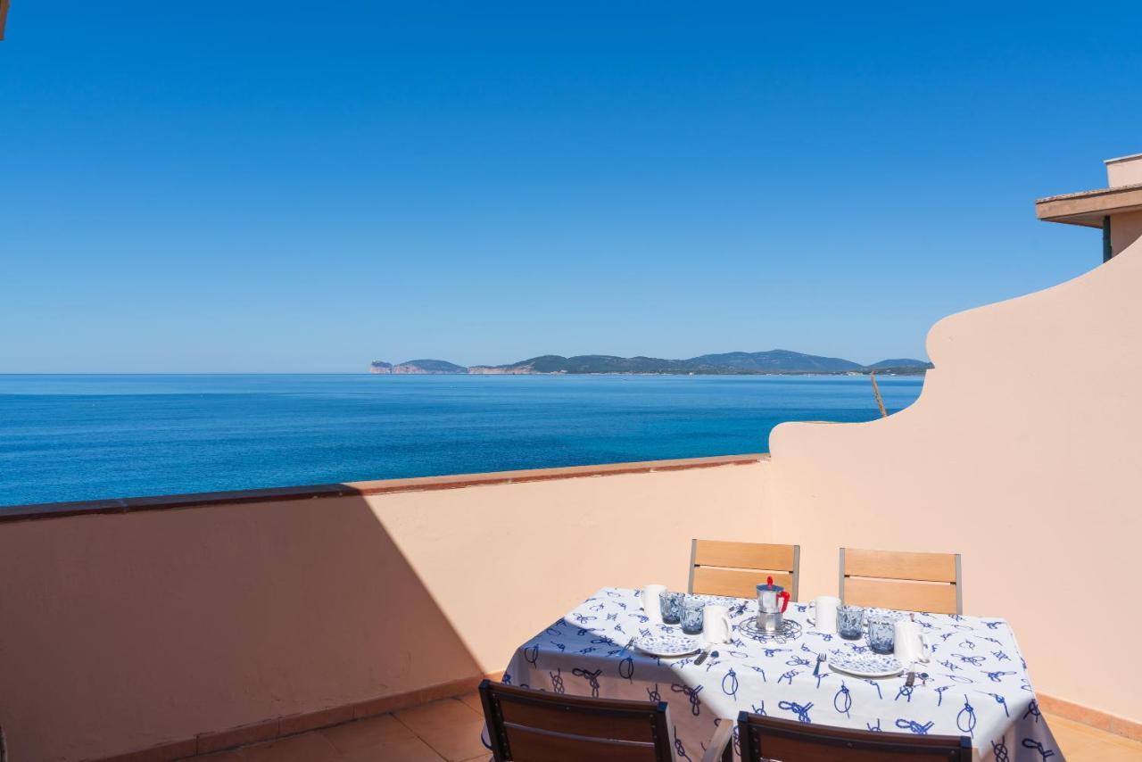 Sea Front Terrace Marco Polo Apartman Alghero Kültér fotó
