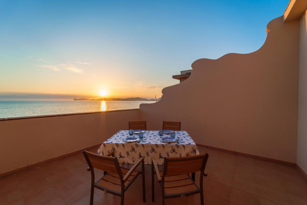 Sea Front Terrace Marco Polo Apartman Alghero Kültér fotó